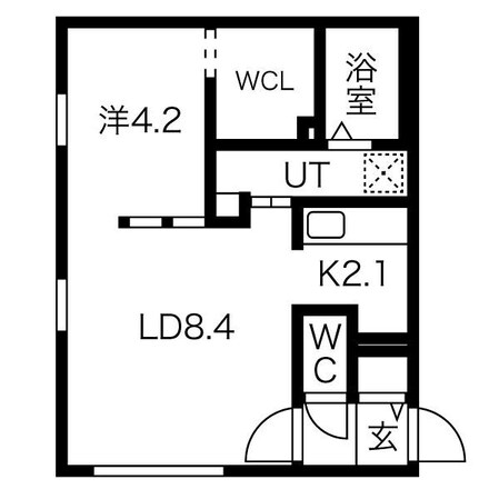 Livease Hassamuの物件間取画像